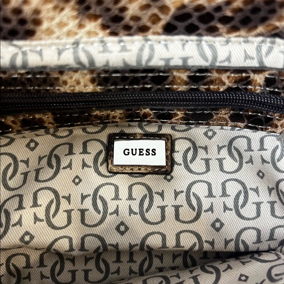 Vintage Guess Animal Print Python Embossed Mini Crossbody - Picture 5 of 6